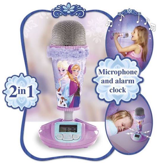 bezig Zachtmoedigheid Abnormaal Disney Frozen Microphone - Wekker - Paars.