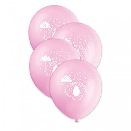 Afbeelding van Babyshower ballonnen Olifant Roze