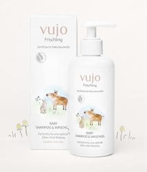 Afbeelding van Vujo Frischling Shampoo & Wasgel, Vegan en Milieuvriendelijk