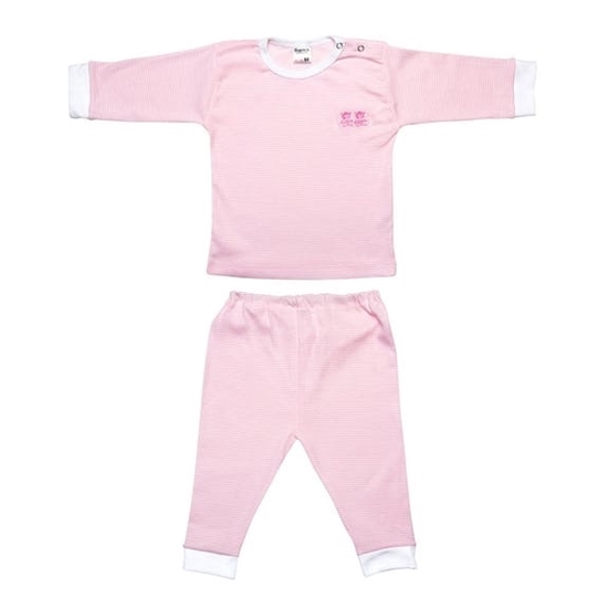 Afbeelding van Pyjama Beeren Bodywear Roze streep