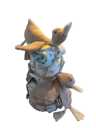 Afbeeldingen van Luiertaart Eend Crème