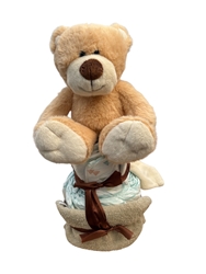 Afbeelding van Luiertaart beer Boris klein