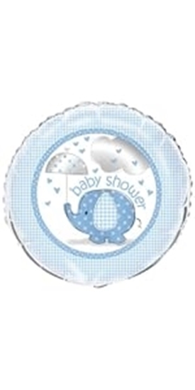 Afbeelding van Folie ballon babyshower blauw, 45 cm